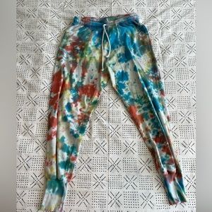Big Bud Press Sweatpants-Rainbow Splotch
